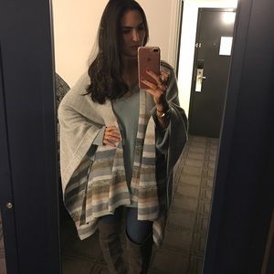 BCBG Poncho Sweater